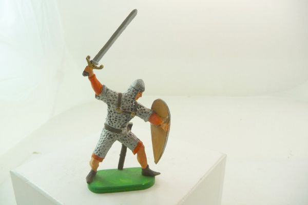Preiser 7 cm Bayeux Normanne mit Schwert erhoben + Schild - ladenneu