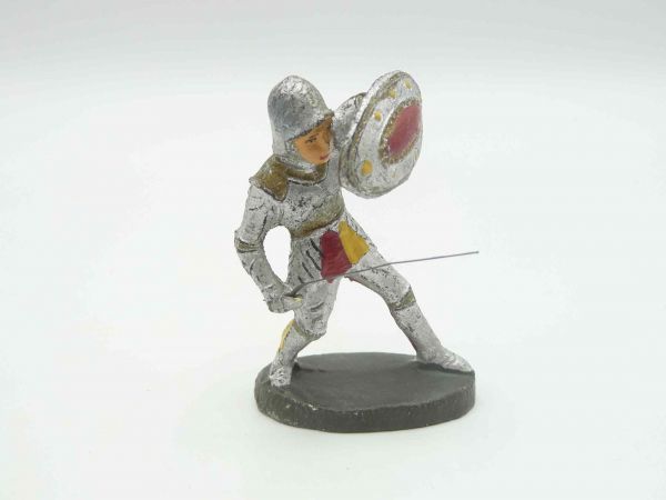 Elastolin Masse Knight with sword + shield - very good condition