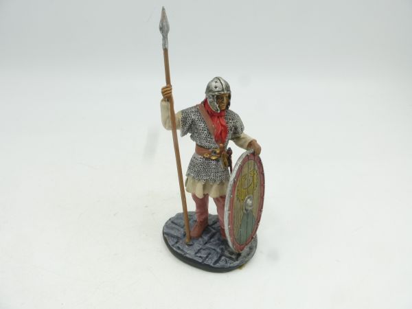 Warrior with spear + shield - great detail work