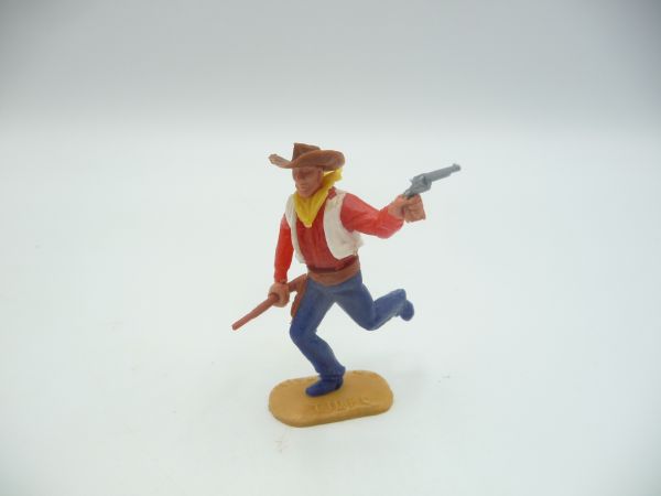 Timpo Toys Cowboy 2nd version running with rifle + pistol - brand new