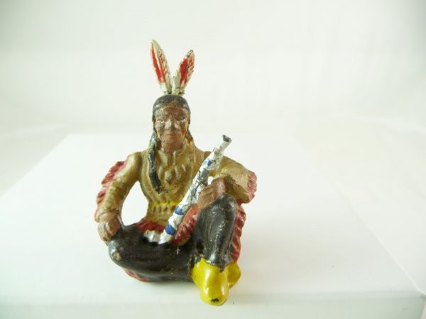 Leyla Indian sitting with pipe of peace - used condition