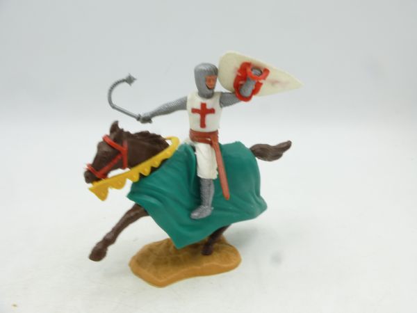 Timpo Toys Crusader 2nd version on horseback with morning star