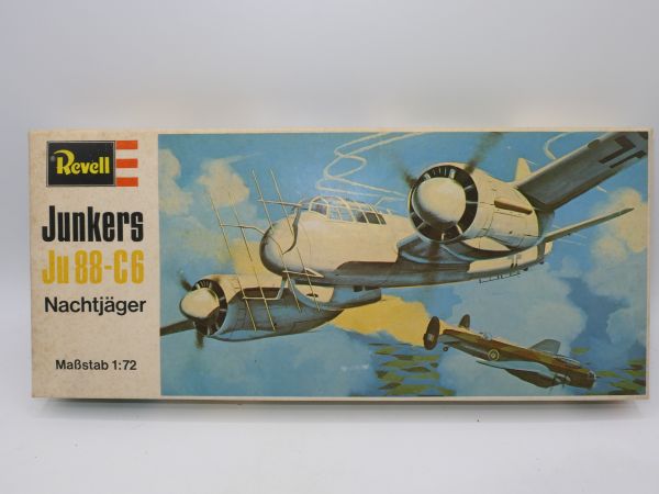 Revell Junkers Ju 88 - C6 night fighter, No. H 165 - orig. packaging, on cast