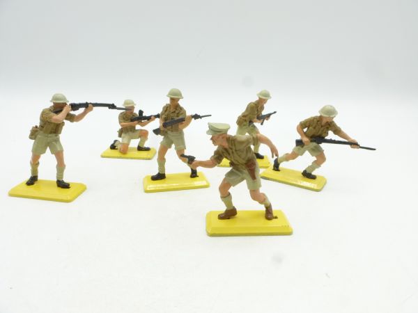Britains Deetail Set of soldiers 8th Army (6 figures)