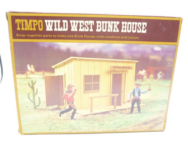 Timpo Toys Wild West Bunk House, No. 267 - orig. packaging