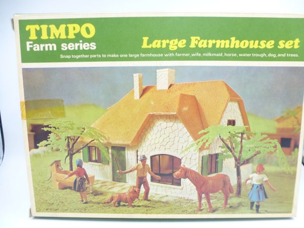 Timpo Toys Farm Series: Large Farmhouse Set, Ref. No. 169 - orig. packaging