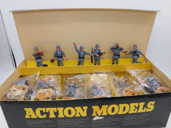 Timpo Toys Dealer box with Germans (48 figures, mixed)