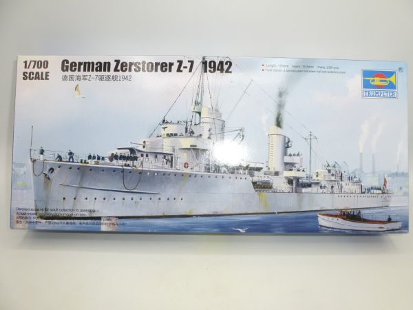 Trumpeter 1:700 German Zerstörer Z-7 1942, Nr. 5793 - OVP, Top-Zustand